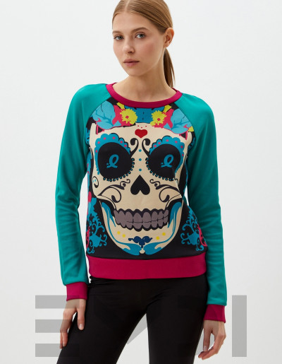 Футболка женская с длинным рукавом