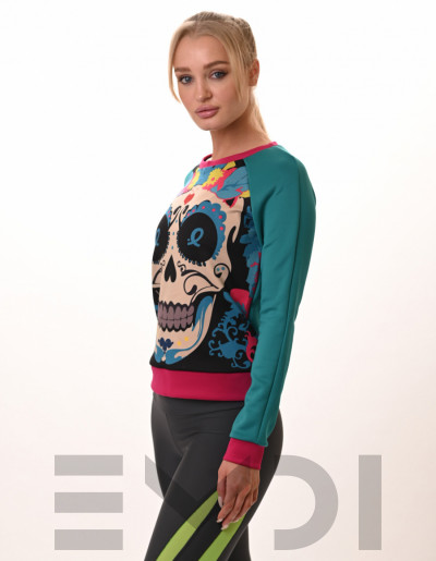 Футболка женская с длинным рукавом