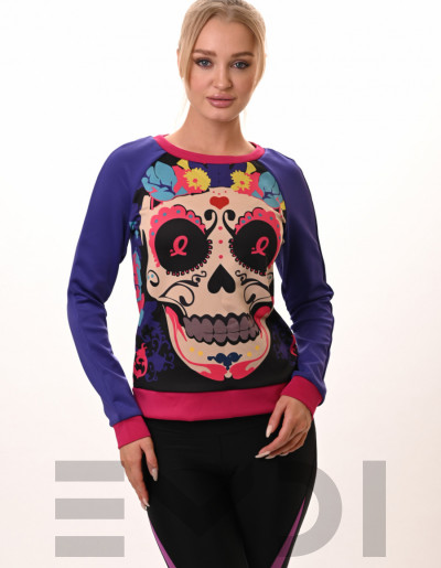 Футболка женская с длинным рукавом