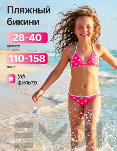 Купальник для девочки