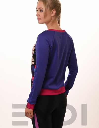 Футболка женская с длинным рукавом